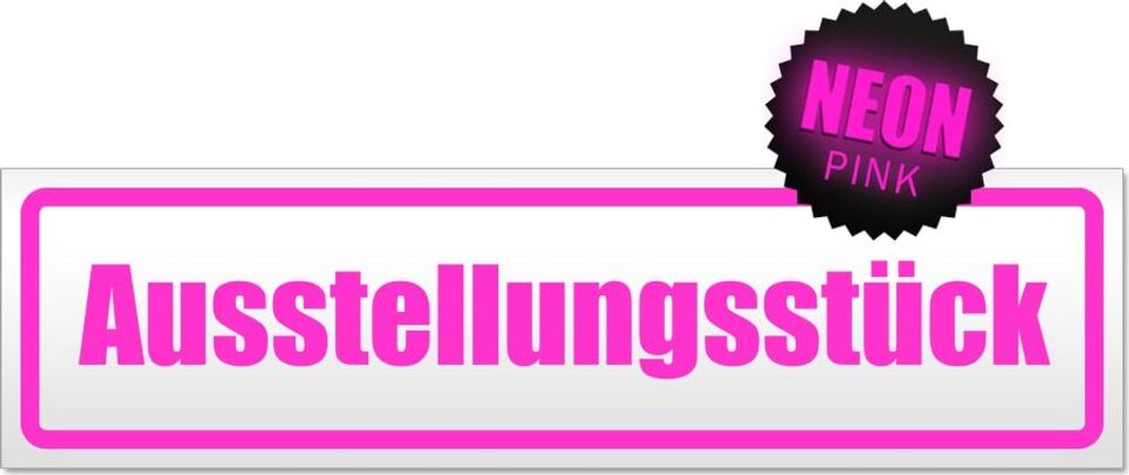 Ausstellungsstück Magnetschild Schild magnetisch