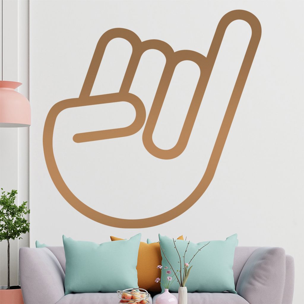 KIWISTAR Shocker Hand - French Tickler Kondom Wandtattoo in 6 Größen - Wandaufkleber Wall Sticker - Dekoration, Küche, Wohnzimmer, Schlafzimmer,...