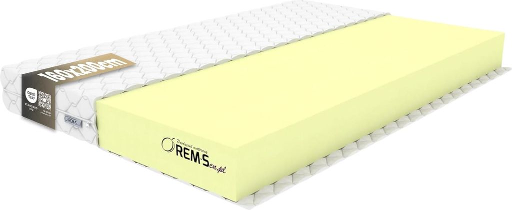 Matratze 160x200cm Höhe 10 cm Härtegrad 3 (H3) aus elastischem Polyurethanschaum mit Komfortschaum und Dreilagige Membranhülle, Matratze für Ki...