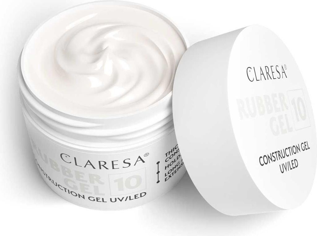 Claresa | Rubber Gel - Gel Bauen - 90g - Dicke Formel - Temperaturbeständig - Nagelverlängerung