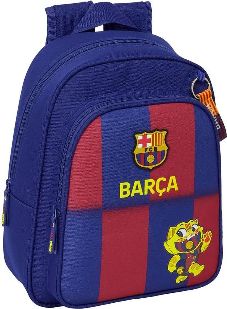 Sac à dos scolaire F.C. Barcelona Bleu Grenat 27 x 33 x 10 Image du produit 