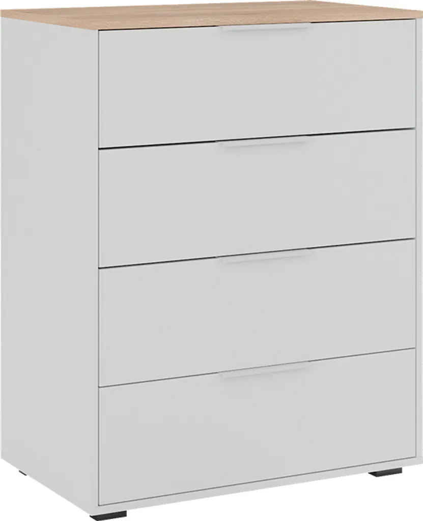 Meuble d'Appoint Vicco Betti pour Salon et Entrée 30x83,6 cm 4 Tiroirs