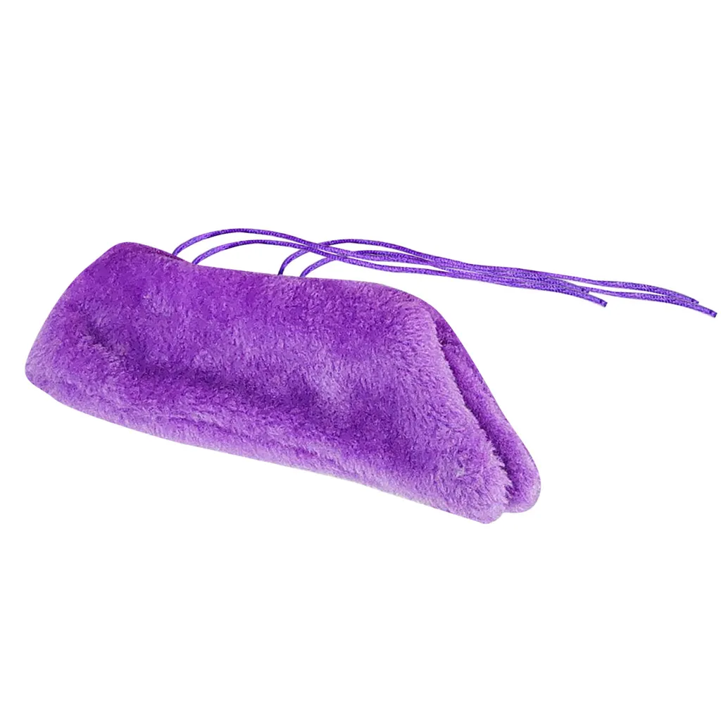 Coperta angolare in pile per uccelli, comodo e caldo rifugio per uccelli, nido per uccelli, coperta per pappagalli per l'autunno e l'inverno, per uccelli di piccole e medie dimensioni, viola