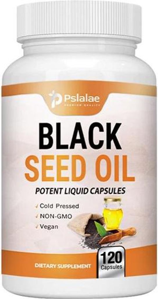 Black Seed Oil 1000mg (120 Kapseln) Nahrungsergänzungsmittel, Immunsystem, Herz, Verdauung, Gelenke