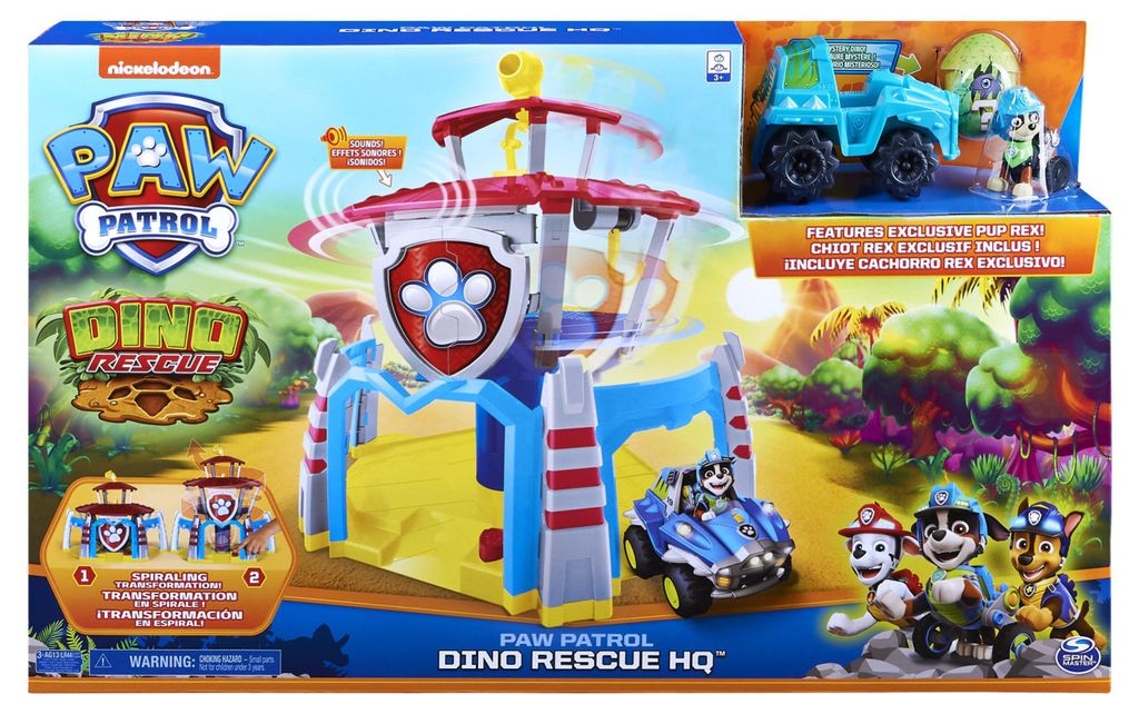 Spin Master 31999 Paw Patrol Dino HQ con Rex Immagine del prodotto 