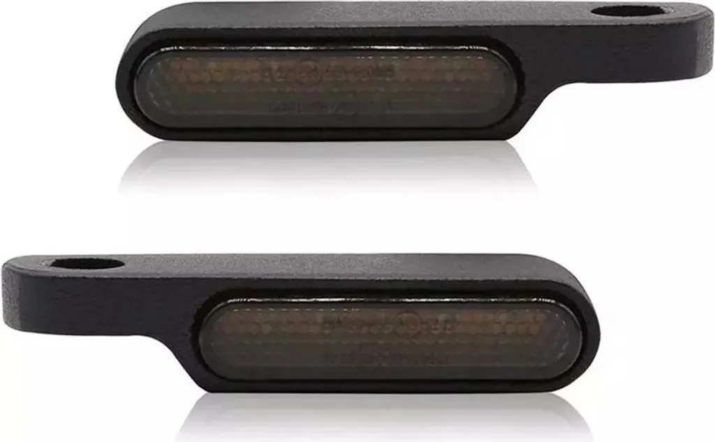 Clignotants LED Harley Davidson Softail RV377 Montage Facile ECE Noir