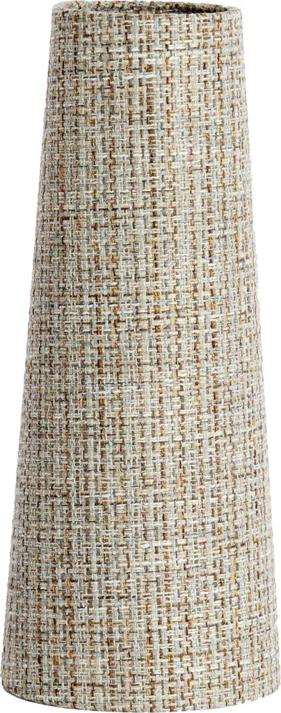Petit abat-jour cylindrique en tissu marron pour lampe E27 Ø 13 cm