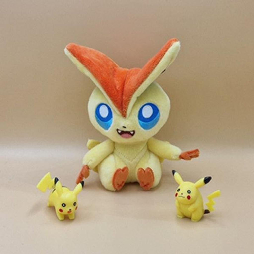 Pokemon Victini Kuscheltier - 15 cm Plüschtier Victini Produktbild 