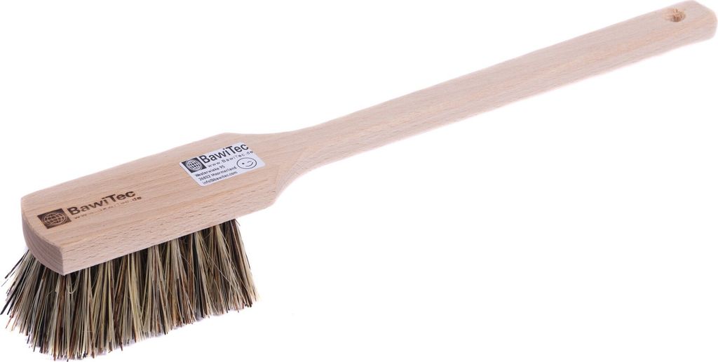 BawiTec XL Stielbürste 43cm harte Borsten Langstiel Bürste Reinigungsbürste Lang hart