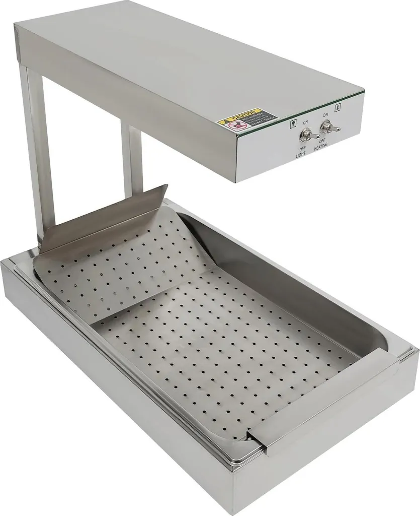 Évitez les frites molles avec ce réchauffeur 750W en inox professionnel