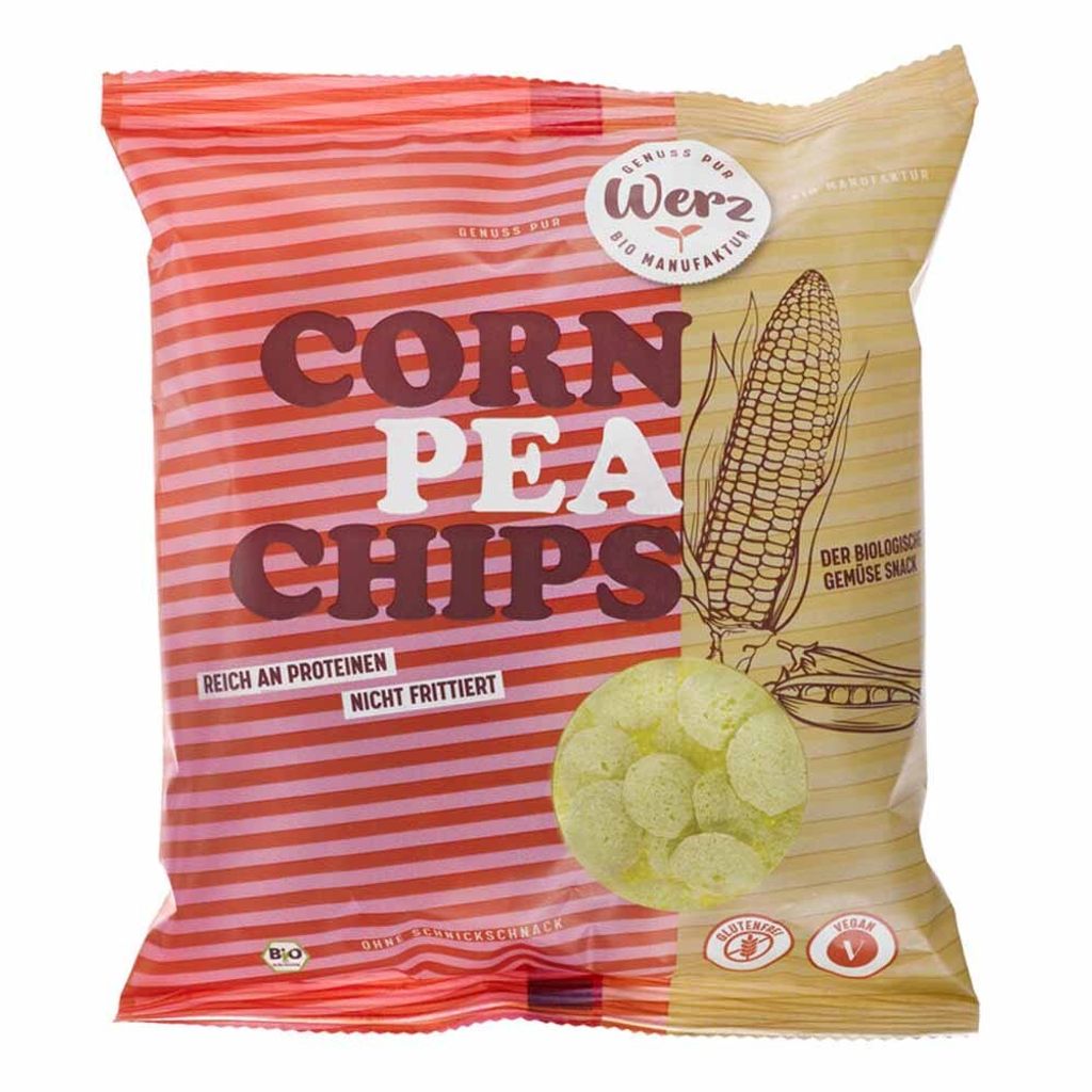 CornPea Chips - Erbsen-Mais-Chips 70g Produktbild 