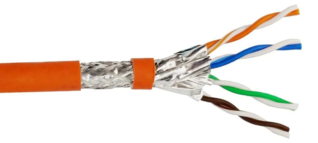 Câble Cat.7 500m anti-interférence S/FTP PiMF LSZH 600MHz pour réseau