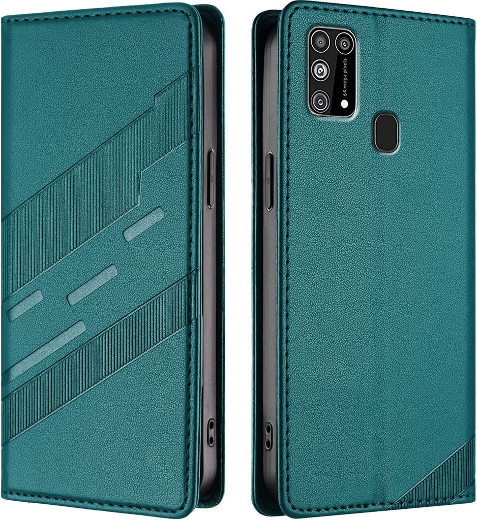 Hülle für Samsung Galaxy M31, Kunstleder Brieftaschen Produktbild 