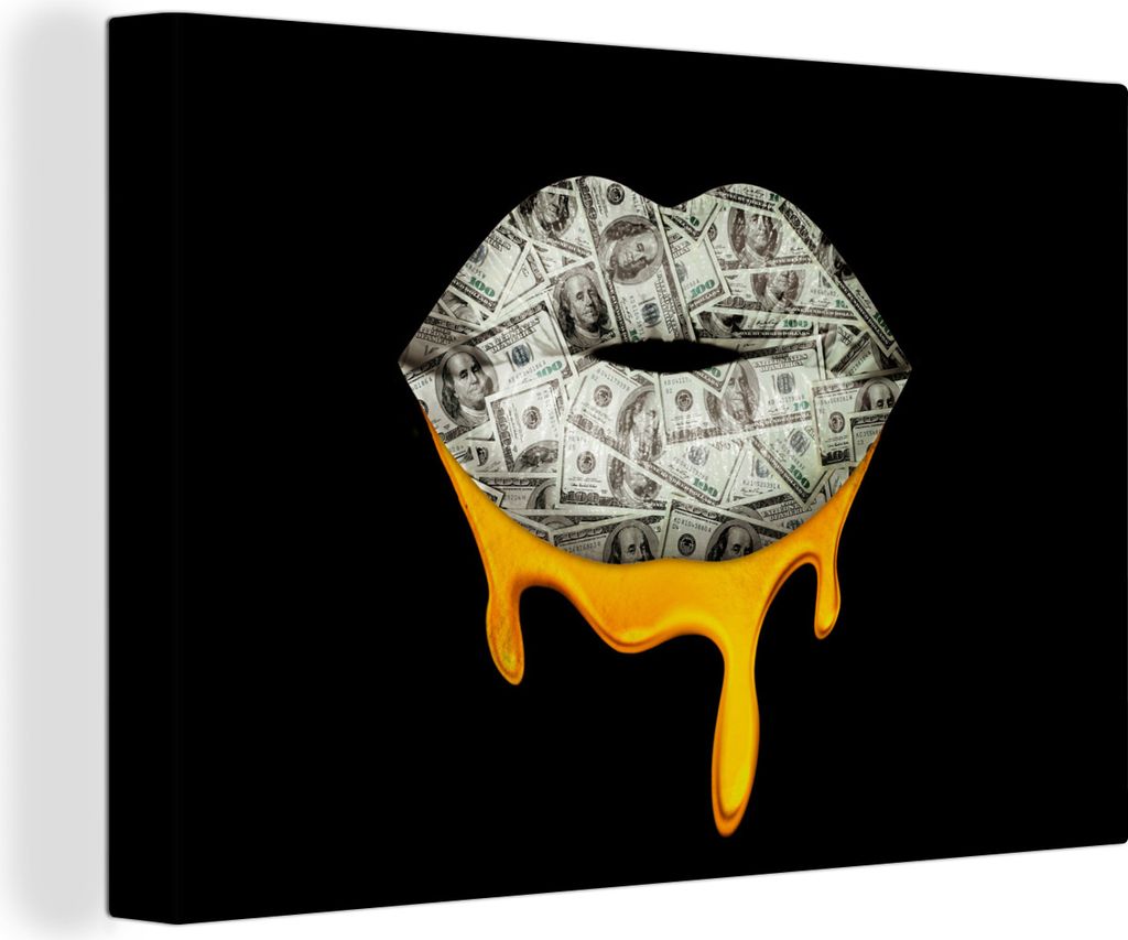 OneMillionCanvasses® - Leinwandbilder - 140x90 cm, Lippen - Produktbild 