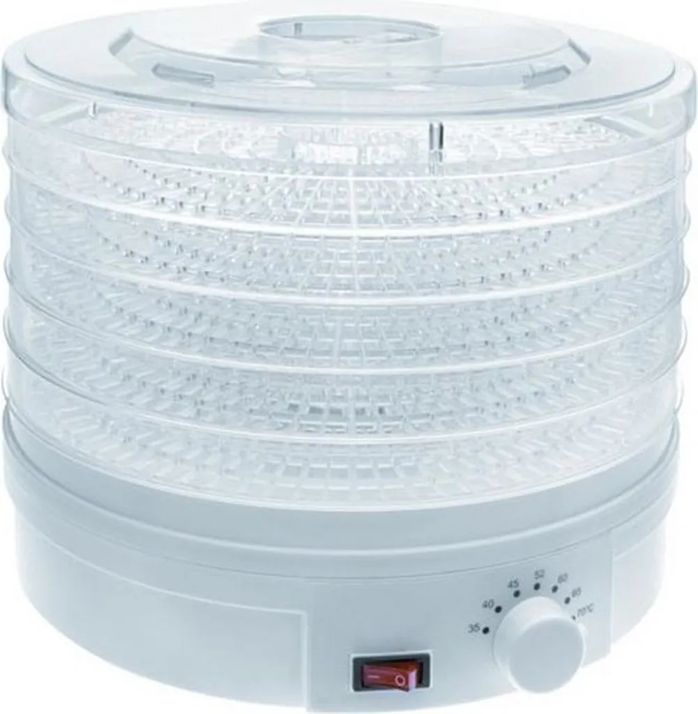 Séchoir Alimentaire Lacor 5 Plateaux Blanc 69123 pour Fruits et Légumes