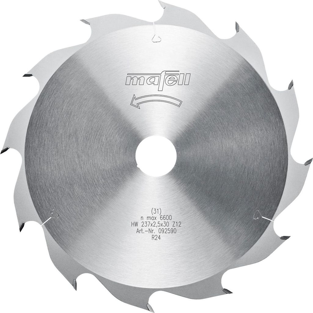 Mafell Sägeblatt-HM 237 x 1,8/2,5 x 30 mm, Z 12, WZ | Immagine del prodotto 