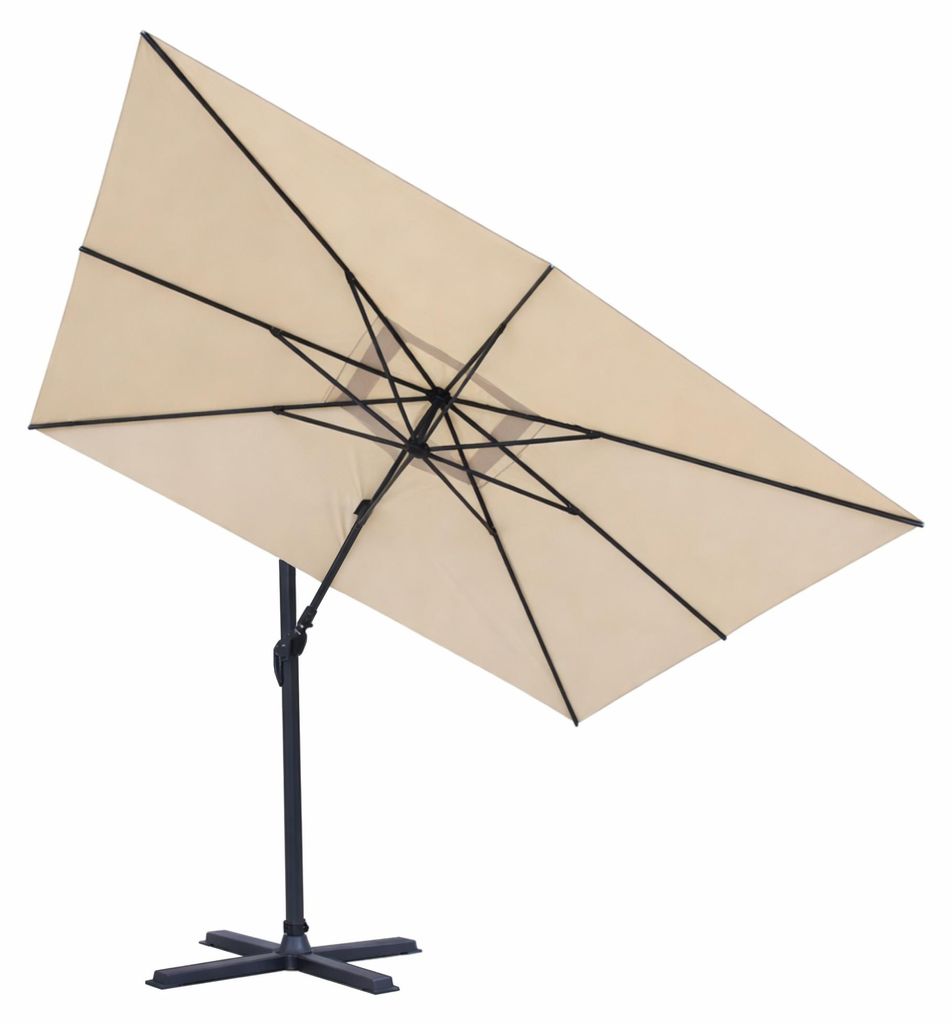 osoltus KOS Ampelschirm Sonnenschirm Grande Classic 3x4 m beige