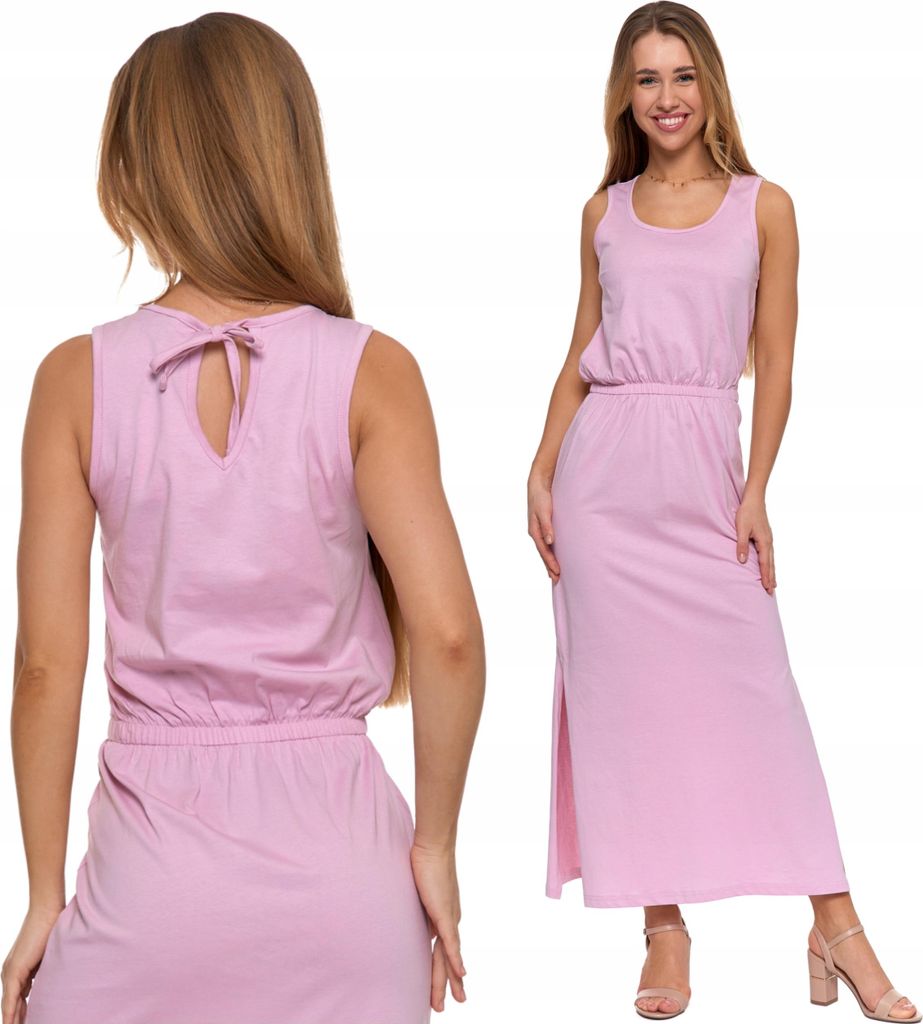 DONNA MAXI SUIT con spacco Abito lungo per l'estate Immagine del prodotto 