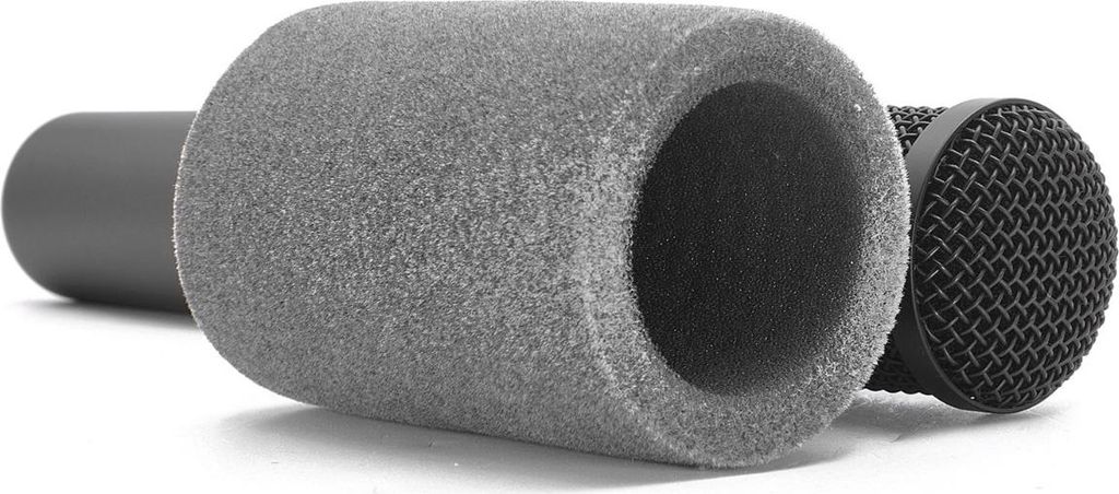 INF Grauer Mikrofonabdeckung für JBL PartyBox Mikrofone - Windschutz, Anti-Speichel