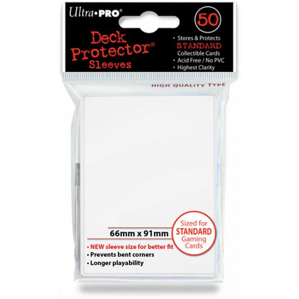 Schutzhüllen Weiss 100 stk. ULTRA PRO Standard Deck Protector Sleeves 