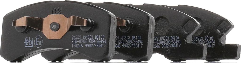 Febi Bremsbeläge Satz Vorne Bremsklötze für MITSUBISHI Mirage / Space Star Schrägheck (A0A) 170246