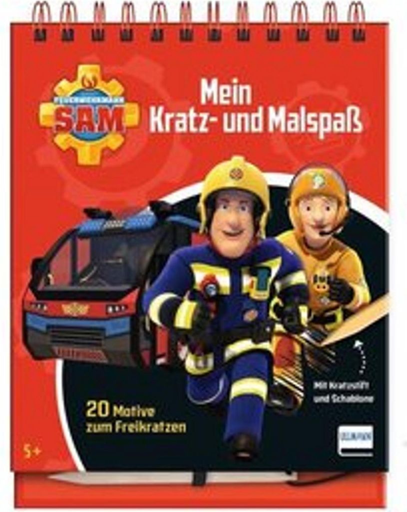 Mein Kratz- und Malspaß - Feuerwehrmann Sam