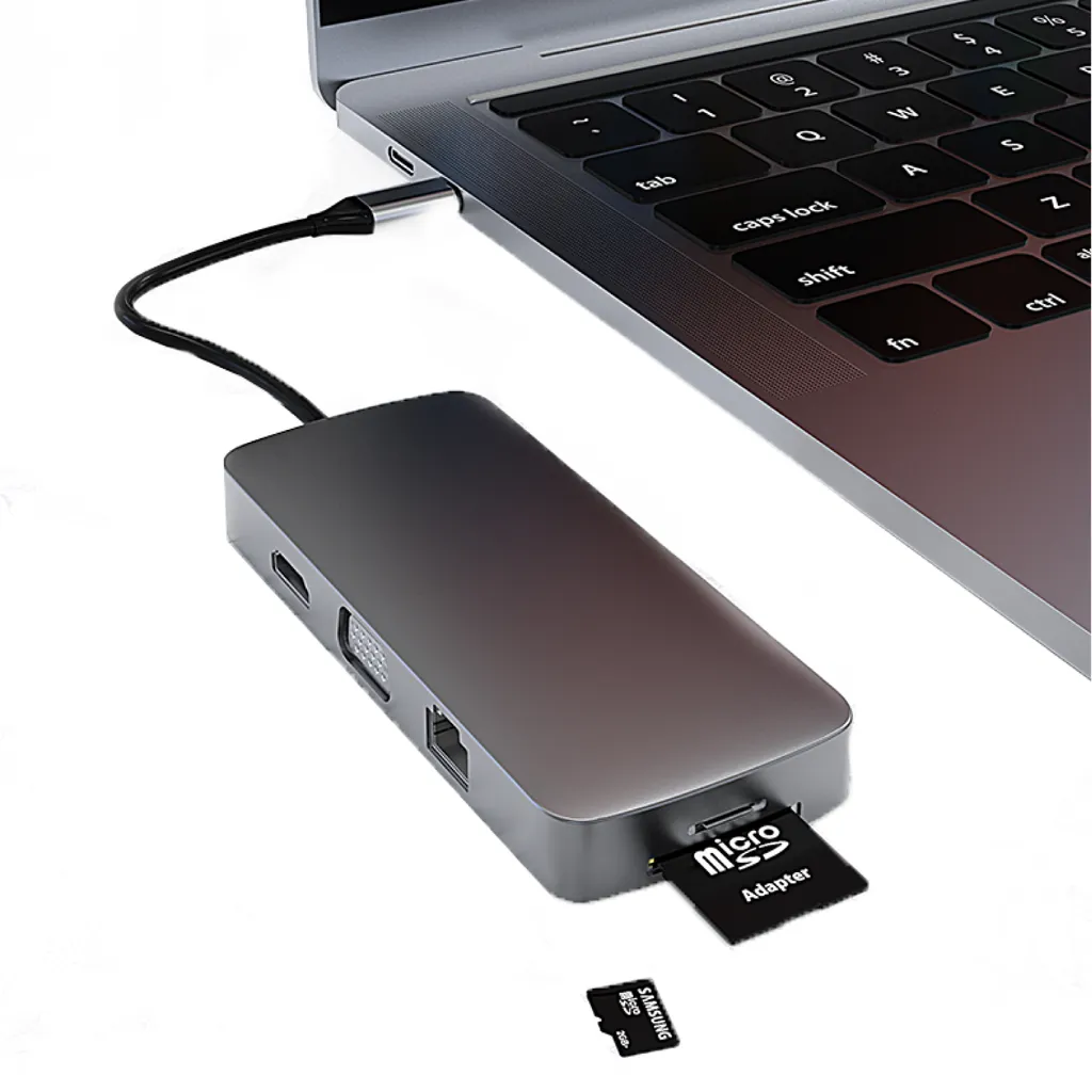 Hub USB-C 4K HDMI avec Thunderbolt et USB 3.0 iMounts Finition Space Gray - 5