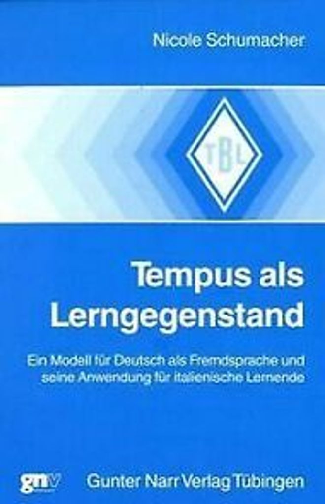 Schumacher, N: Tempus als Lerngegenstand