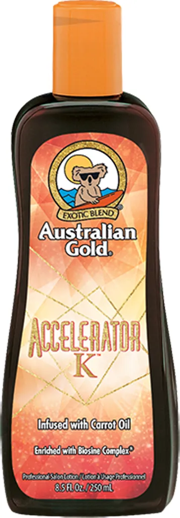 Bronzer Plus Vite sans Brûler : Accelerator K Australian Gold Carotte