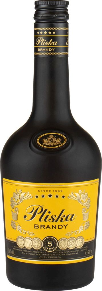 Brandy Pliska, 5 ans, 0,5L | Vodka Image du produit 