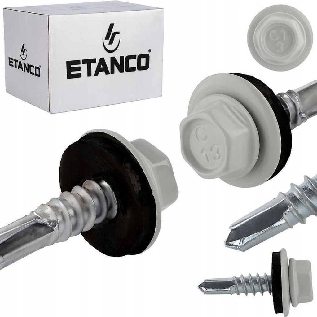 ETANCO GT5 Bohrschrauben Metall - Metall 5,5 x 25 mm RAL Produktbild 