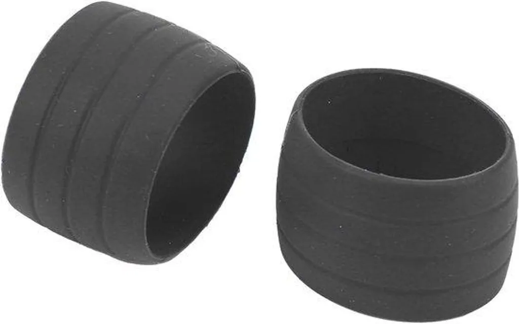 Ruban de guidon silicone noir antidérapant et amortissant pour vélo