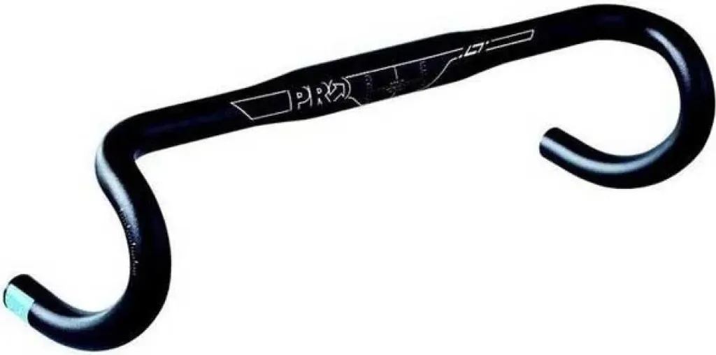 Cintre de route Pro LT Kompakt 400 mm noir idéal pour cyclisme d'endurance