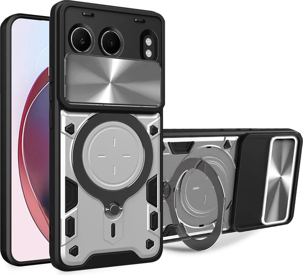 Cover OnePlus Nord 4 Antiurto Doppio Strato Argento - Offerta!