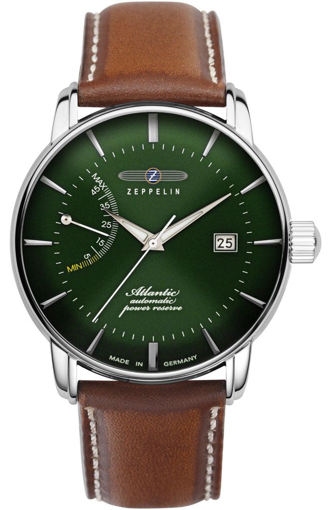ZEPPELIN 8462-4 Uhr Herrenuhr Lederarmband Datum braun Produktbild 