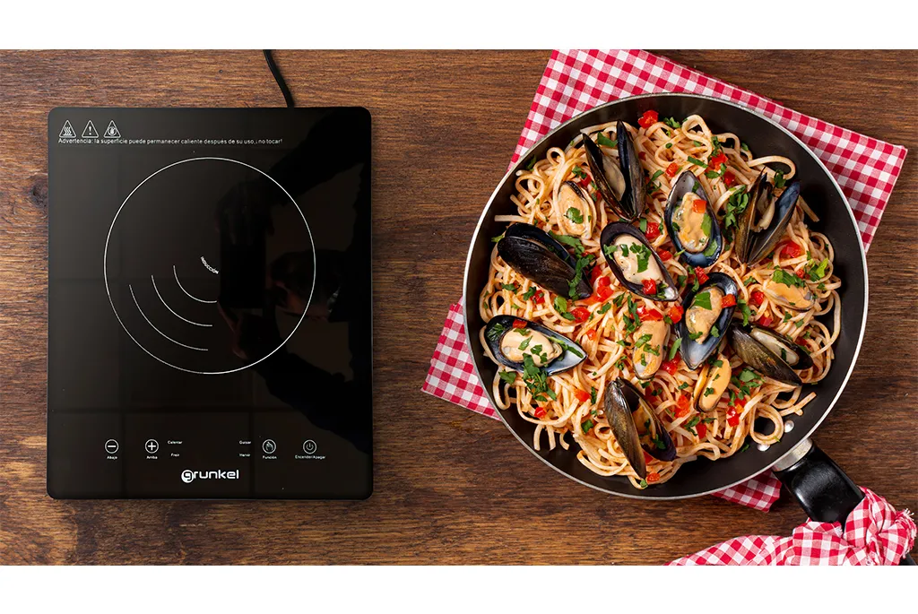 Réchaud induction portable Grunkel 2000W tactile pour cuisine moderne - 3