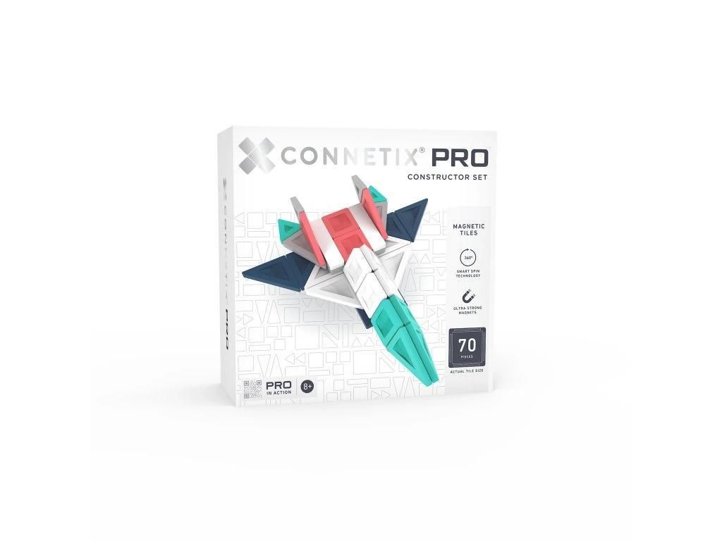 Connetix Tiles PRO - Magnetisches Bauset (70 Teile)