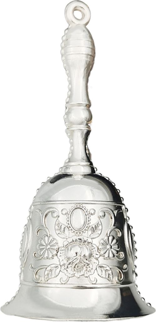 Handglocke aus Kupferlegierung, Retro-Schnitz-Handglocke mit rutschfestem Griff, multifunktionale Handglocke für Klassenzimmer, Hochzeiten, Senior...