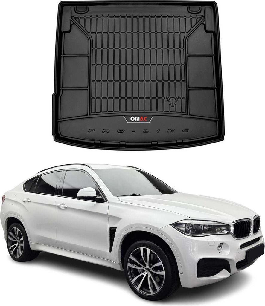 OMAC Gummi Kofferraumwanne für BMW X6 F16 F86 2014-2019 TPE Laderaumwanne