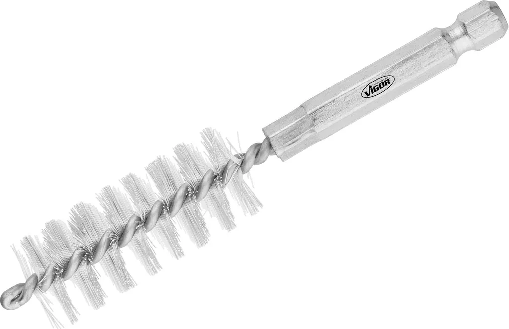 Fornitura Professionale Vigor V4646N-17 - Set 10 Spazzole Nylon 17mm