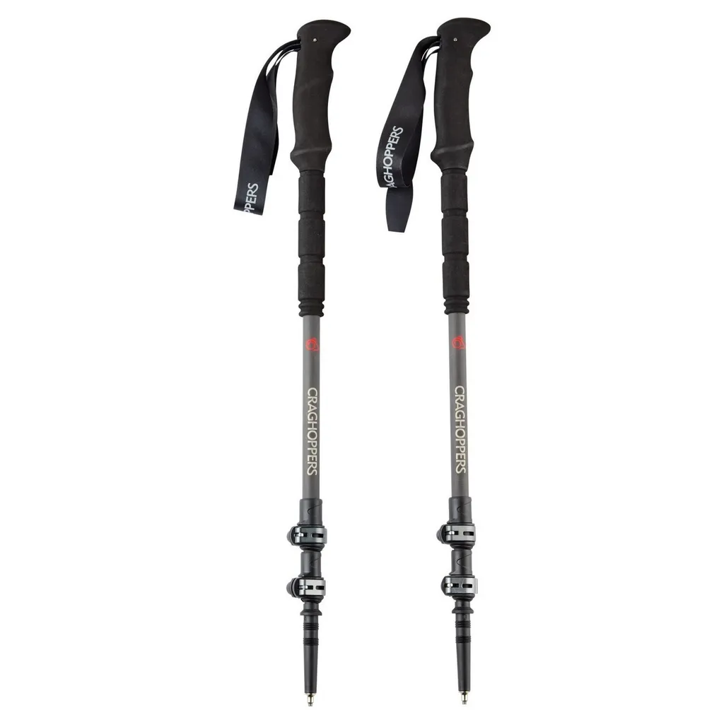 Craghoppers Treklite CG1570 Pack de 2 Bâtons de Randonnée Gris Anthracite