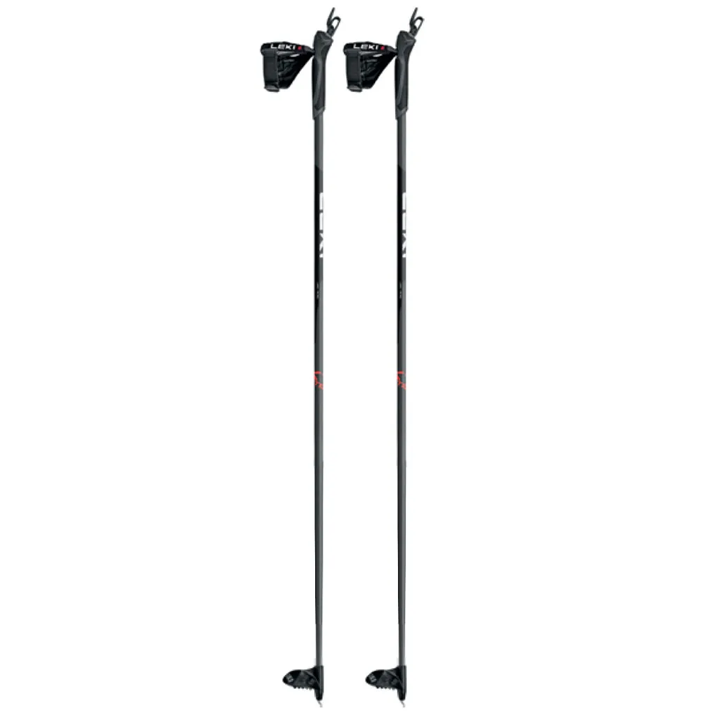 Bâton Ski Fond Leki XTA Track 160 cm : Stabilité et Anti-Vibration Inox