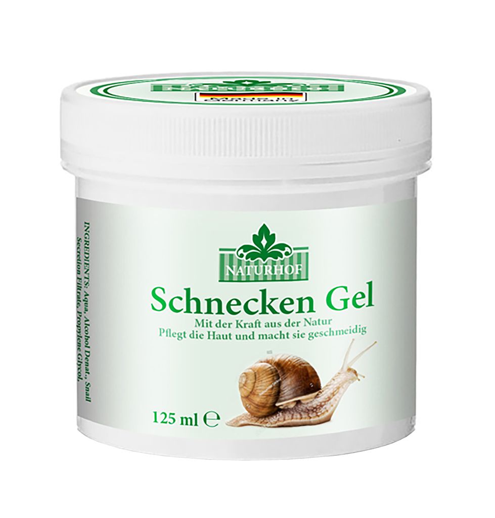 SCHNECKEN-GEL 125ml NATURHOF Schneckengel Feuchtigkeitscreme Hautcreme Hautpflege Creme Balsam 24