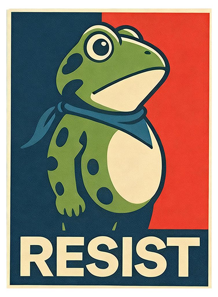1/5/10/20/50/100 Stück Resist Frog Aufkleber, wasserfest, PVC, Frosch-Meme-Aufkleber, Handy-, Laptop-, Computer-, Helm-, Wasserflaschen-Dekoration...