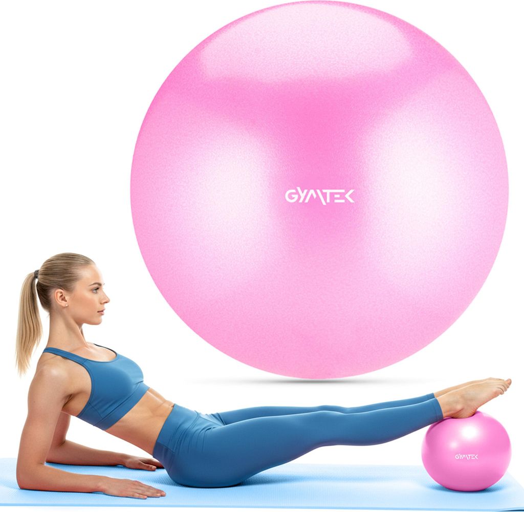 Queenfit Gymnastikball - 23 cm - Klein Pilatesball, Trainingsball, Fitnessball, Sitzball für Fitness, Pilates, Home Gym, Workout, Physiotherapie