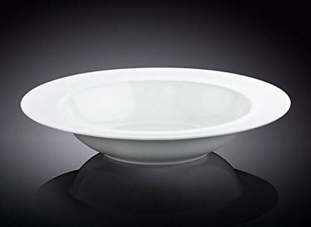 Wilmax Piatto fondo 28 cm 800 ml in porcellana, bianco Immagine del prodotto 