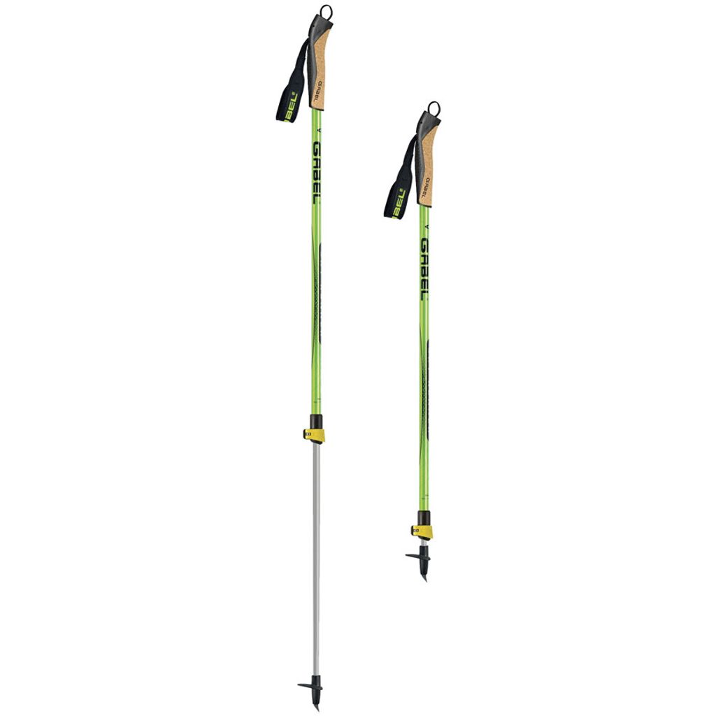 Trekking poles Ski Touring Gabel Altaquota Winter FL lime green