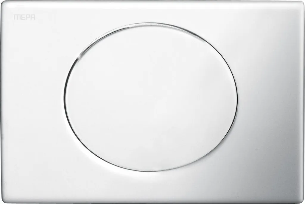 Placca di Comando MEPAellipse Satinata: Eleganza per Scarico A21/E21