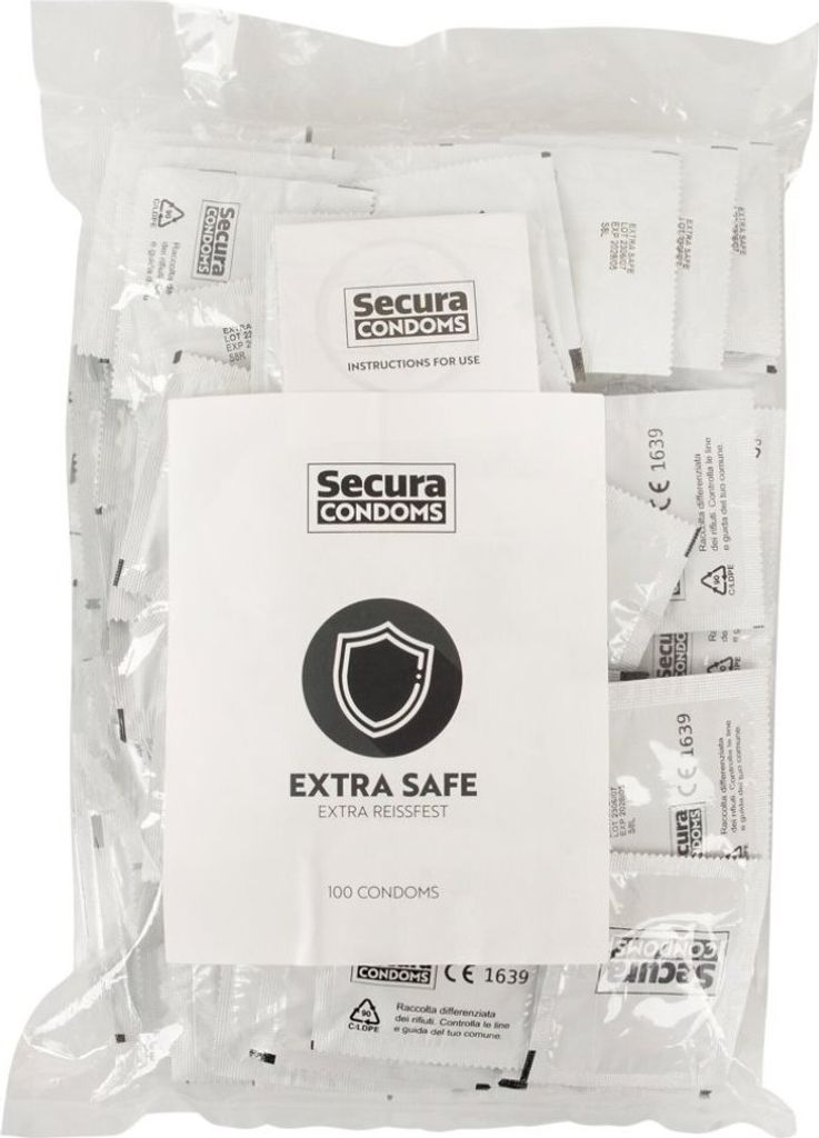 Secura Extra Safe, verpakking van 100 stuks Productafbeelding 