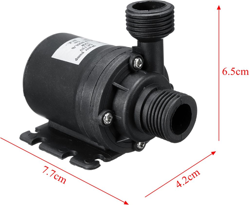 Semme Mini Wasserpumpe 12V – Bürstenlos, Leise, Für Teich & Aquarium